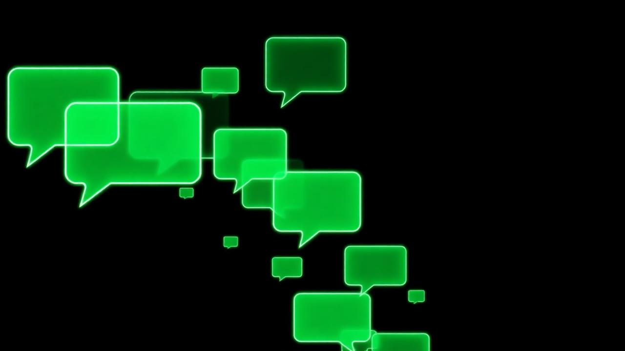 Cascading messaging conversation